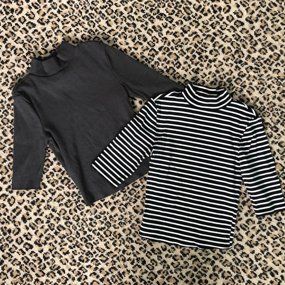 Zara ribbed tops size s